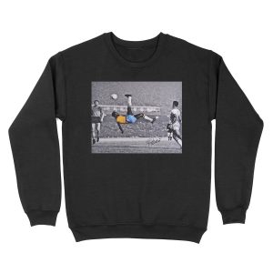 Pele Iconic Bicycle Kick (1968) Unisex Crewneck Sweatshirt