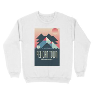 Alternative view of Pelican Town — Stardew Valley Travel Unisex Crewneck Sweatshirt