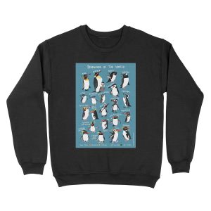 Penguins of the World Unisex Crewneck Sweatshirt