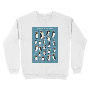 Alternative view of Penguins of the World Unisex Crewneck Sweatshirt