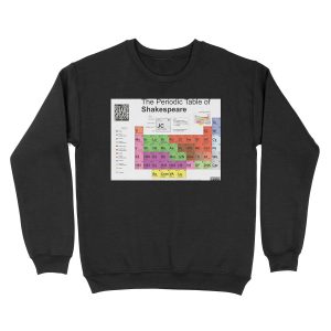 Periodic Table of Shakespeare [old version] Unisex Crewneck Sweatshirt