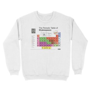 Alternative view of Periodic Table of Shakespeare [old version] Unisex Crewneck Sweatshirt