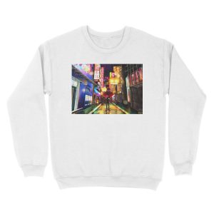 Alternative view of Persona 5 - Overworld Shibuya Unisex Crewneck Sweatshirt