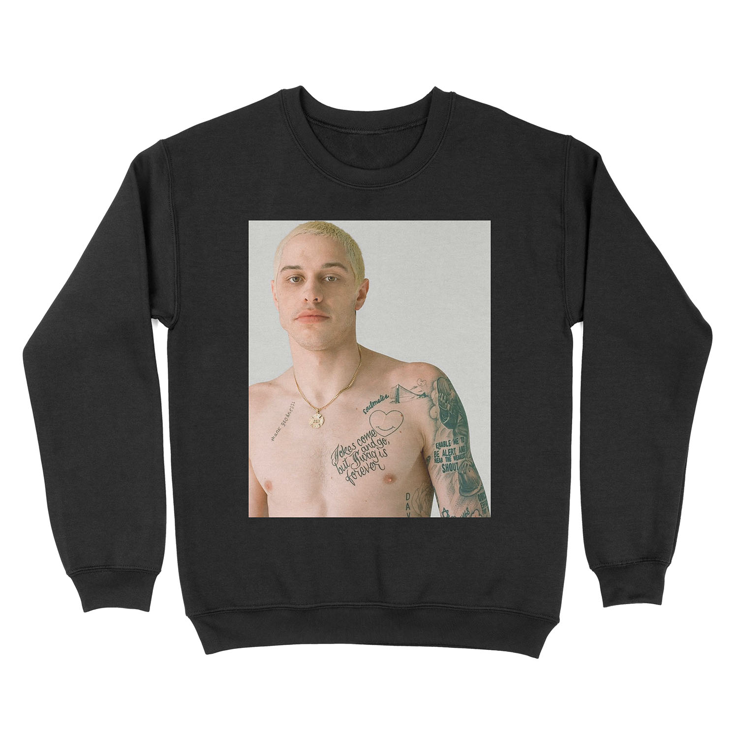 pete davidson for gq Unisex Crewneck Sweatshirt