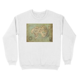 Alternative view of Peter Pan Neverland Map Unisex Crewneck Sweatshirt