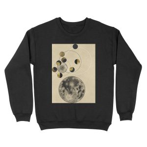 Phases of the Moon Unisex Crewneck Sweatshirt