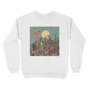 Alternative view of philadelphia panorama 3 Unisex Crewneck Sweatshirt