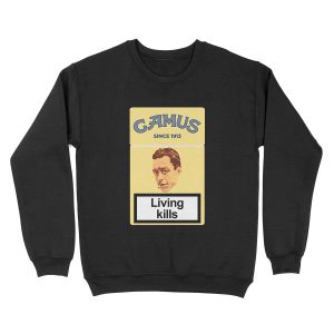 Philosopher Albert Camus Unisex Crewneck Sweatshirt