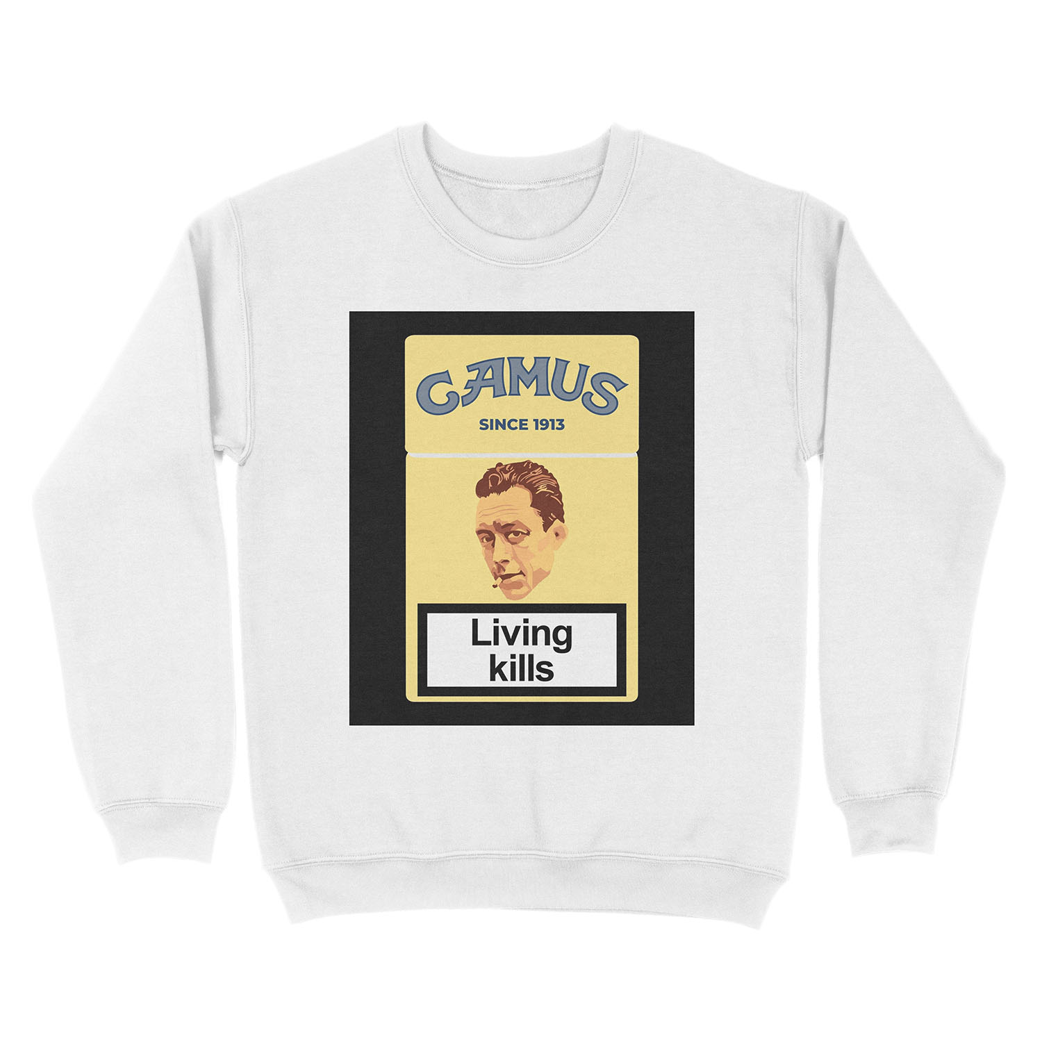 Philosopher Albert Camus Unisex Crewneck Sweatshirt - Image 2