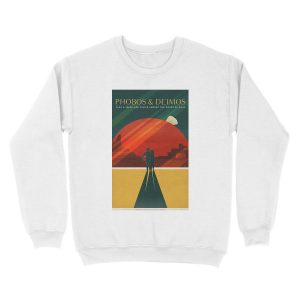 Alternative view of Phobos and Deimos Unisex Crewneck Sweatshirt