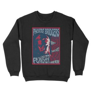 Phoebe Bridgers Psychedelic Punisher Unisex Crewneck Sweatshirt