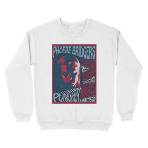 Alternative view of Phoebe Bridgers Psychedelic Punisher Unisex Crewneck Sweatshirt