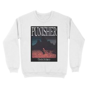 Alternative view of Phoebe Bridgers Punisher Alternative Album Unisex Crewneck Sweatshirt
