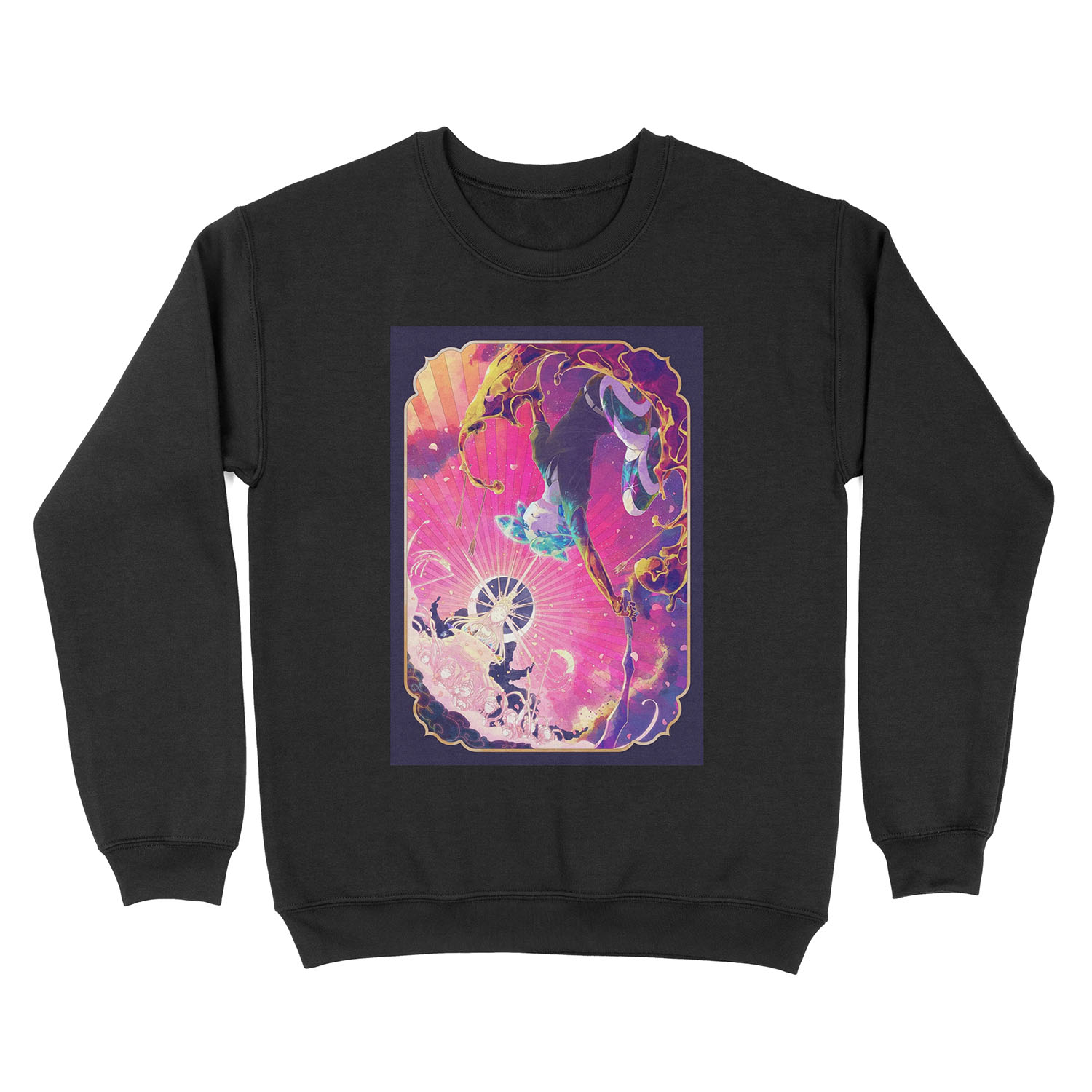 Phosphophyllite and the moon people Unisex Crewneck Sweatshirt