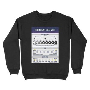 Photography Cheat Sheet Unisex Crewneck Sweatshirt