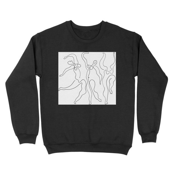 Picasso Line Art - Dancers Unisex Crewneck Sweatshirt