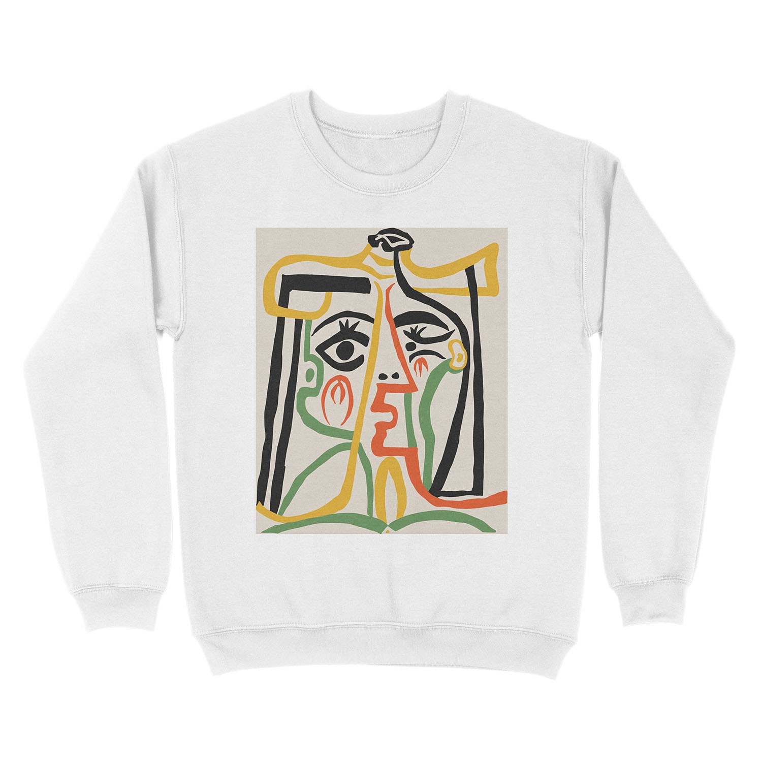 Picasso - Woman's head #1 Unisex Crewneck Sweatshirt - Image 2