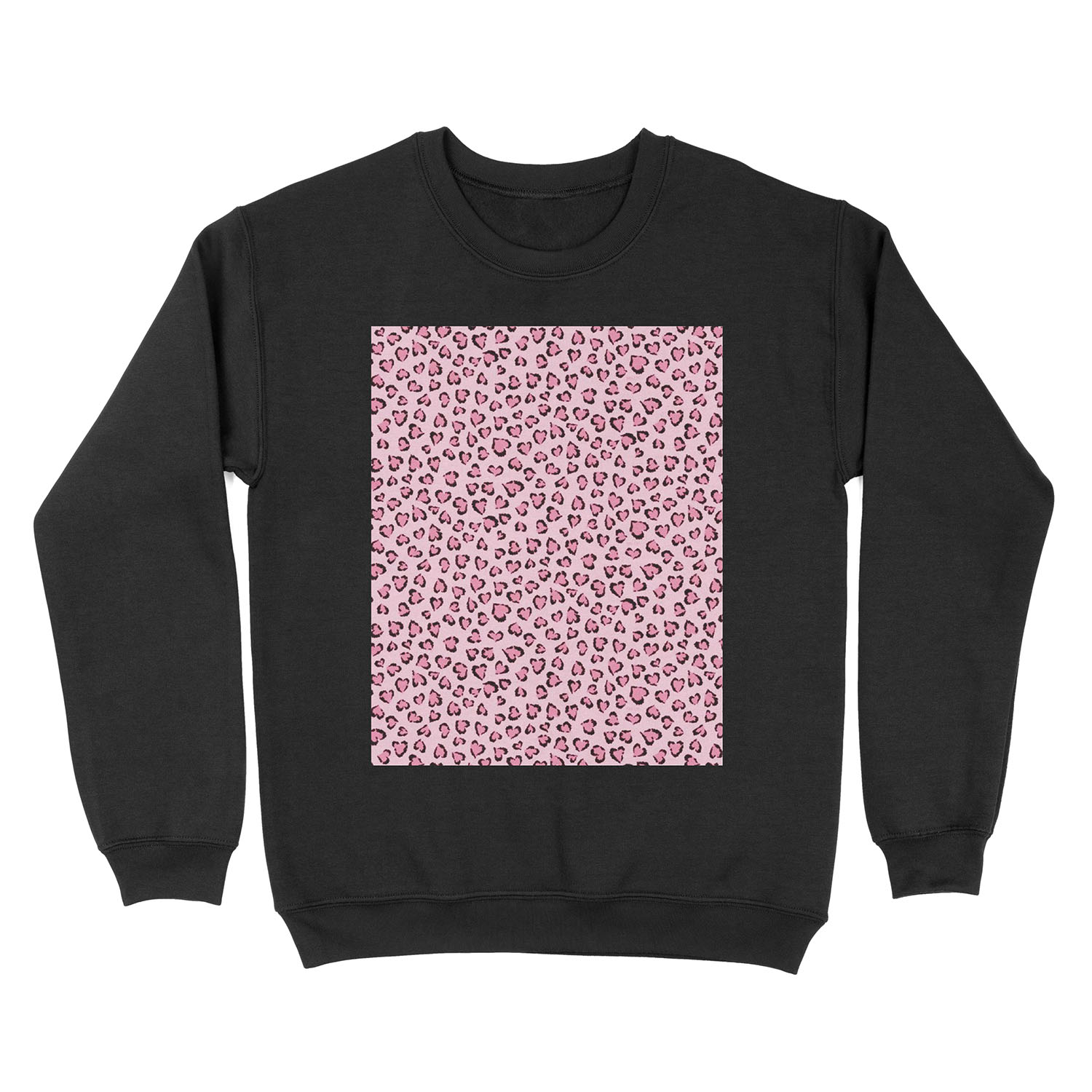 Pink Cheetah Unisex Crewneck Sweatshirt