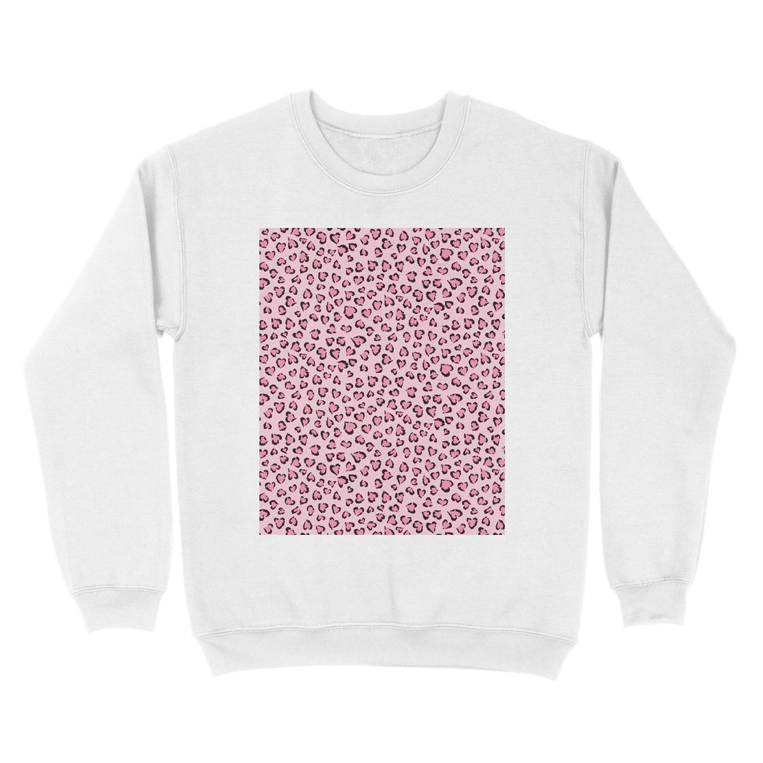 Pink Cheetah Unisex Crewneck Sweatshirt - Image 2