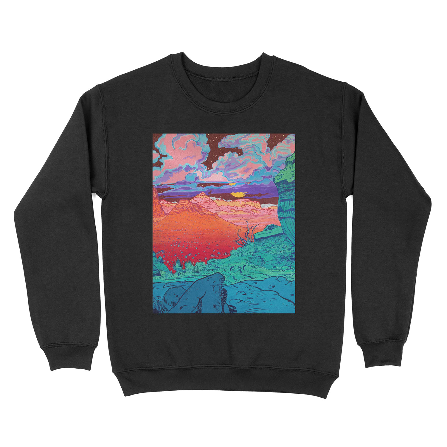 Pink Clouds Unisex Crewneck Sweatshirt