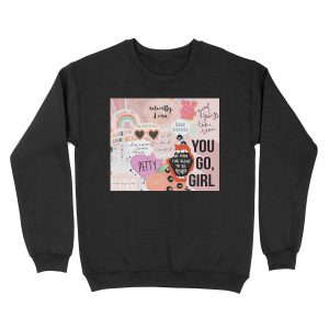 Pink Collage Unisex Crewneck Sweatshirt