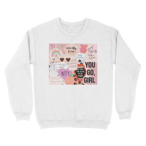 Alternative view of Pink Collage Unisex Crewneck Sweatshirt