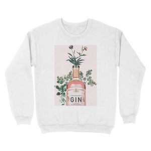 Alternative view of Pink Gin Artwork Unisex Crewneck Sweatshirt