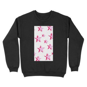 pink stars Unisex Crewneck Sweatshirt