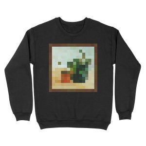 Plant - Minecraft Painting Unisex Crewneck Sweatshirt