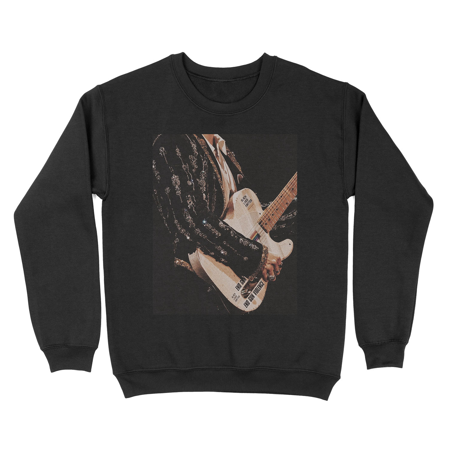 playing my guitar harry Unisex Crewneck Sweatshirt