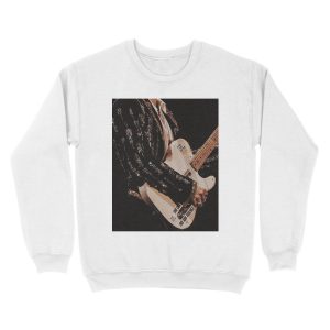 Alternative view of playing my guitar harry Unisex Crewneck Sweatshirt