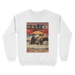 Alternative view of playing piano paaks inthe beach Unisex Crewneck Sweatshirt