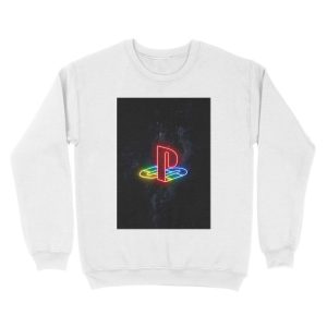 Alternative view of PlayStation Logo Unisex Crewneck Sweatshirt