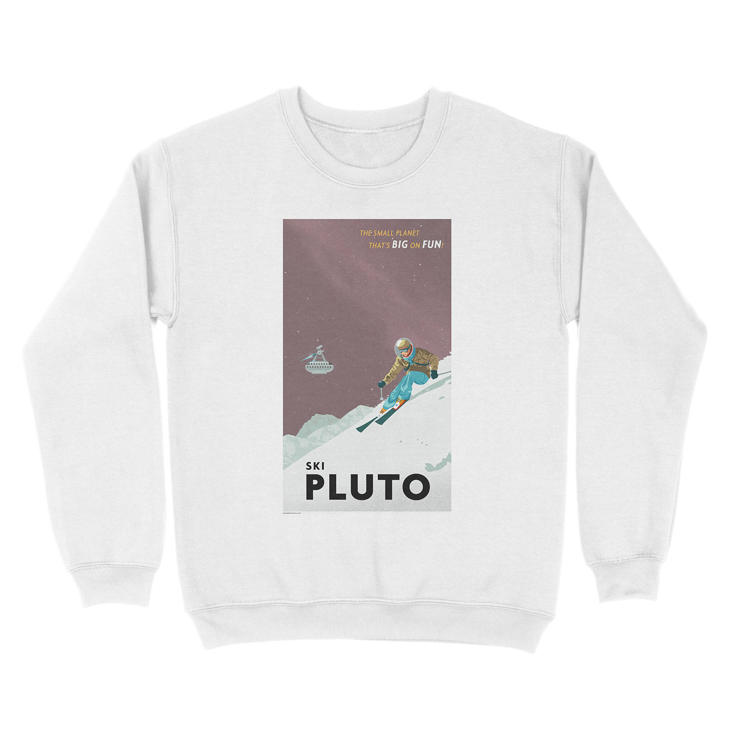 Pluto Travel Unisex Crewneck Sweatshirt - Image 2