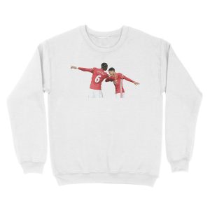 Alternative view of Pogba Lingard - Manchester United - Dab Unisex Crewneck Sweatshirt