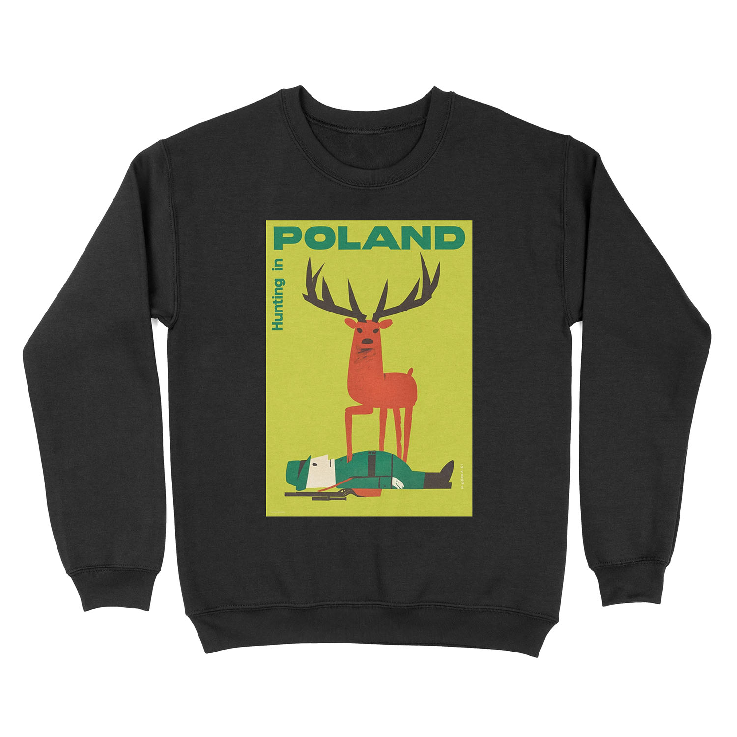 Polish Vintage Anti Hunting in Poland Travel Unisex Crewneck Sweatshirt
