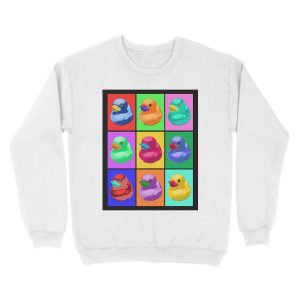 Alternative view of Pop Art Ducky Unisex Crewneck Sweatshirt