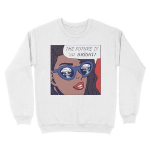 Alternative view of Pop Optimism Girl Unisex Crewneck Sweatshirt
