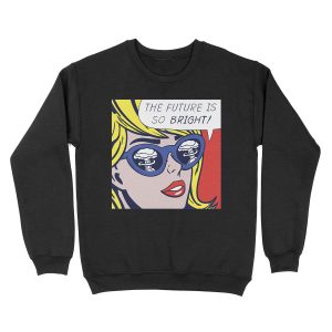 Pop Optimistic Girl Unisex Crewneck Sweatshirt