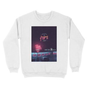 Alternative view of Pop's Diner Unisex Crewneck Sweatshirt