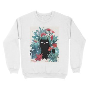 Alternative view of Popoki Unisex Crewneck Sweatshirt