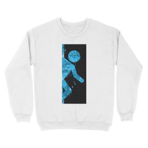 Alternative view of Portal - Blue half Unisex Crewneck Sweatshirt