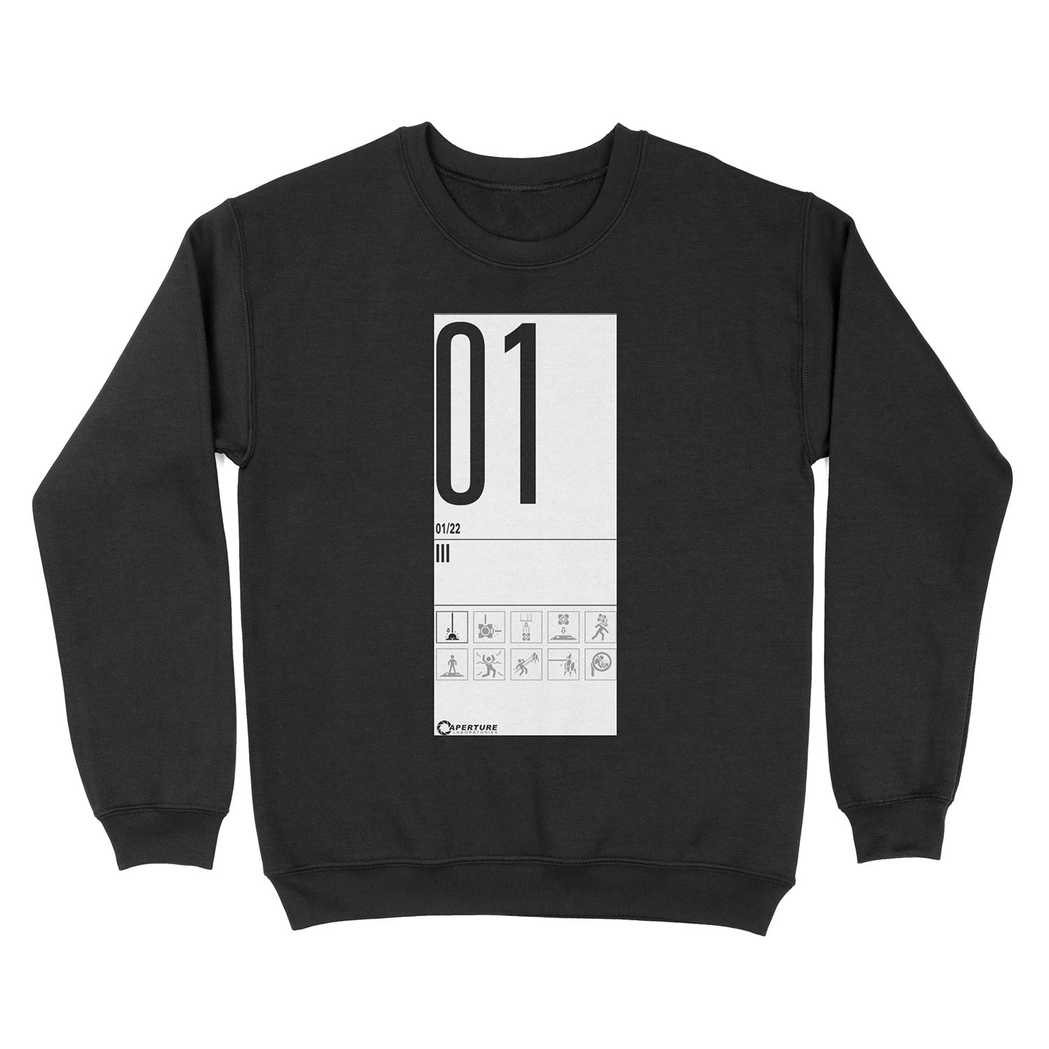 Portal Door Sign Unisex Crewneck Sweatshirt