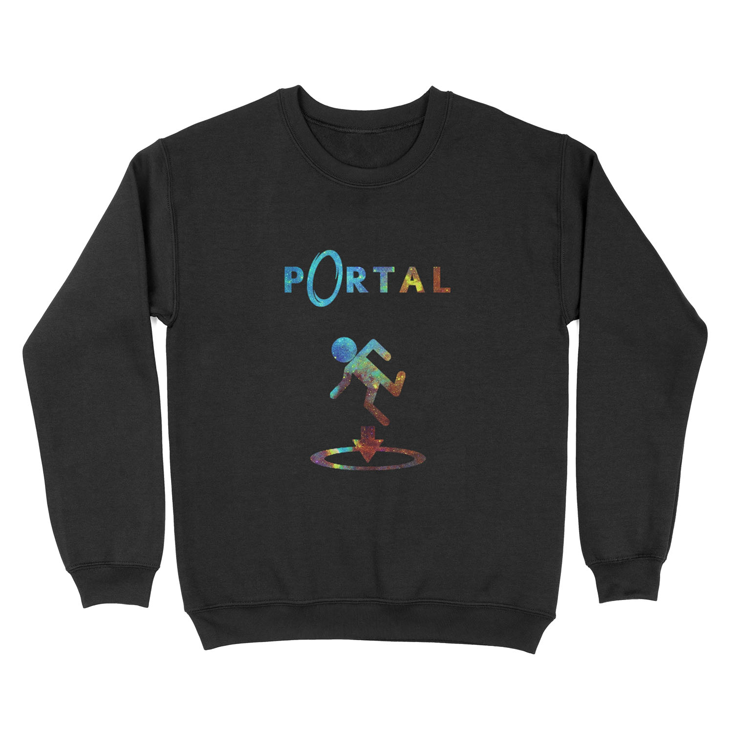 Portal Minimalist Nebula Design Unisex Crewneck Sweatshirt