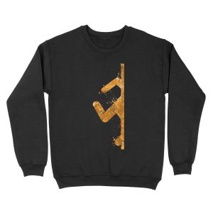 Portal - Orange Half Unisex Crewneck Sweatshirt