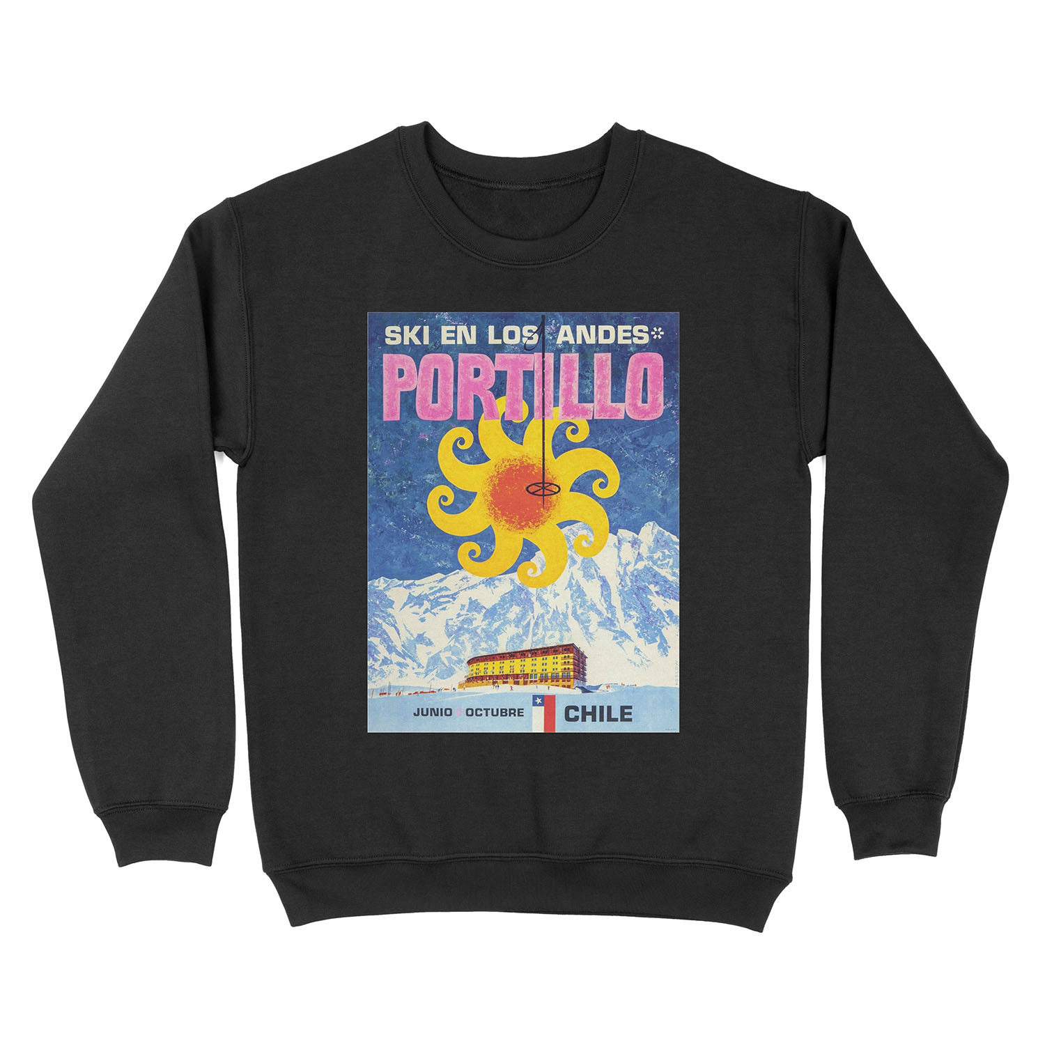 Portillo,Chile,Ski Unisex Crewneck Sweatshirt