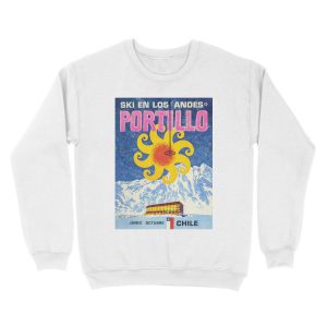 Alternative view of Portillo,Chile,Ski Unisex Crewneck Sweatshirt