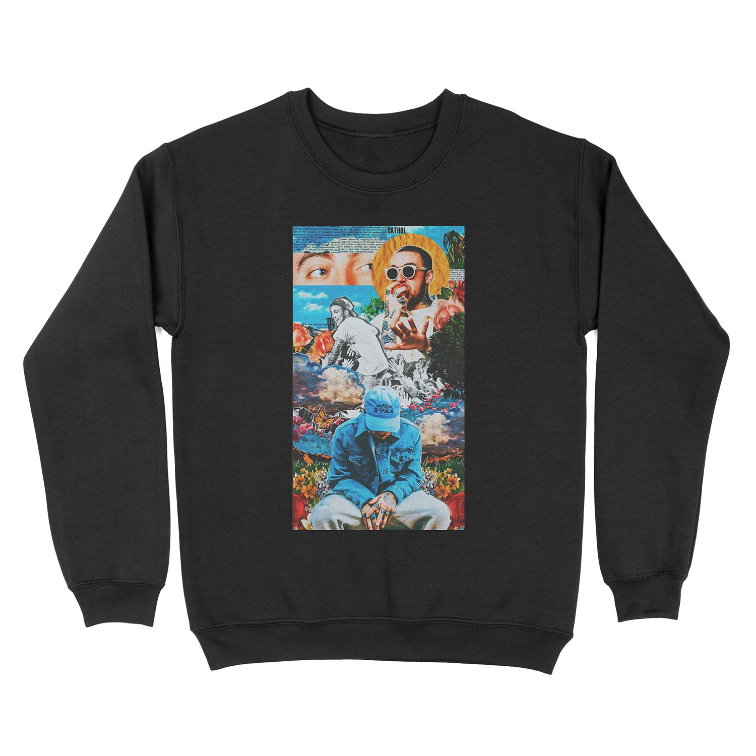 Portrait miller collage Unisex Crewneck Sweatshirt