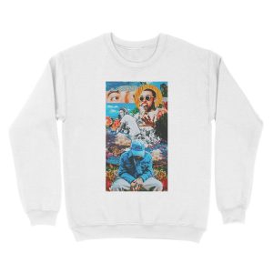 Alternative view of Portrait miller collage Unisex Crewneck Sweatshirt
