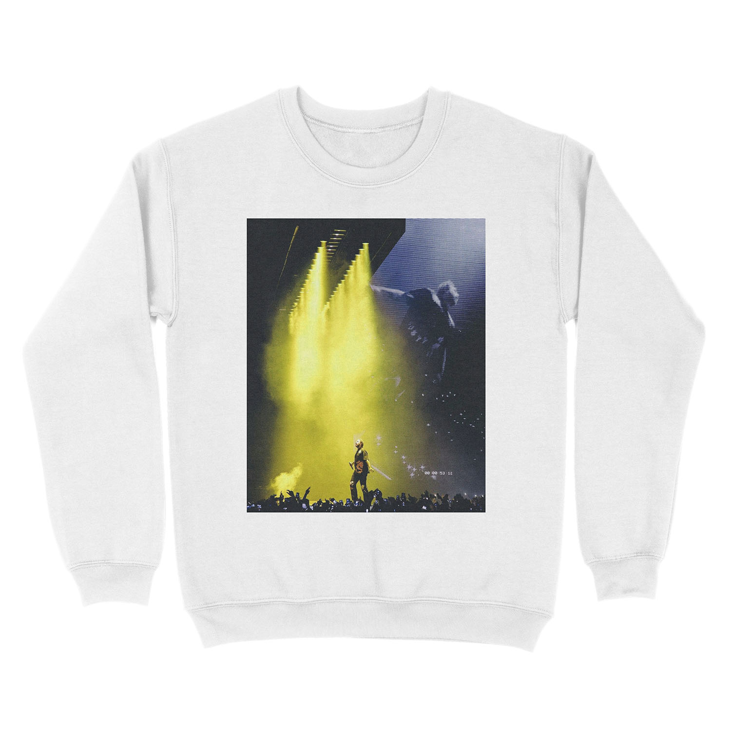 post yellow light Unisex Crewneck Sweatshirt - Image 2